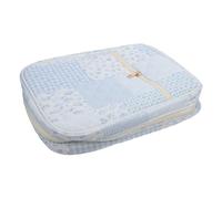 Healvian Estuche para Biblia de Algodón Suave con Cierre, Bolsa Organizadora para Libros Bíblicos Tamaño Mediano, Funda Portátil para Oración y Estudio en Casa, Bolsa para Iglesia