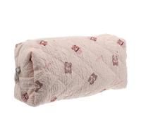 Healvian Estuche para Lápices de Gran Capacidad Cremallera Diseño de Dibujos Animados Kawaii Portátil y Resistente Organizador Multifuncional para Útiles Escolares y Viaje