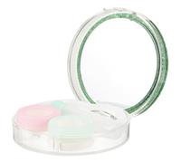 Healvian Estuche para Lentes Elegante Soporte para Lentes Portátil Estuche de Bolsillo para Viajes Organizador de Contacto Color Aleatorio