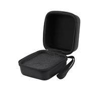 Healvian Estuche Rígido para Aceites Esenciales 7 Ranuras 5 Ml Portatil Cremallera Negra para Viaje y Almacenamiento de Botellas de Aromaterapia Eva Resistente