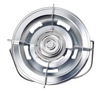 Healvian Estufa de Gas para Camping Portátil Quemador a Prueba de Viento Mini Estufa Ligera de Acero Resistente al Calor para Exteriores Adecuado para Senderismo y Picnic