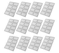 Healvian Etiquetas Adhesivas Transparentes Autoadhesivas Reutilizables de PVC 13X175 CM 40 Hojas 8 Etiquetas por Hoja Resistentes a Humedad y Aceite para Organización de Frascos y