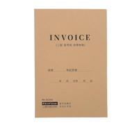 Healvian Factura Fiscal de Órdenes de Compra 2 Copias A4 Libro de Recibos en Inglés, 100 Hojas, Formulario para Pequeñas Empresas y Registro Financiero, Papel Resistente para Exportación