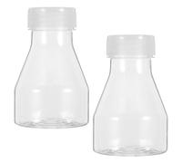 Healvian Frascos de Plástico para Laboratorio 150 Ml Resistentes a Altas Temperaturas 2 Unidades Contenedores Reutilizables para Cultivo Celular y Muestras Experimentales