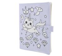 Healvian Funda de Libro de Tela de Algodón y Lino Resistente al Desgaste para Escuela y Negocios, Protector Decorativo Púrpura Fácil de Usar para Libros A5