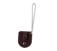 Healvian Funda de Reloj de Bolsillo Vintage de para Hombres con Cadena Blanca Accesorio Práctico para Almacenamiento y Protección de Relojes de Bolsillo Diseño Clásico y Resistente al Agua