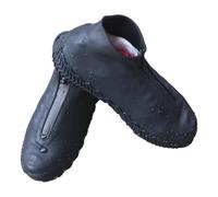 Healvian Funda de Silicona y Antideslizante para Zapatos, Talla S, Color Negro, 1 Par, Protección contra Lluvia y Barro para Actividades al Aire Libre