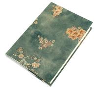 Healvian Funda para Libro Tamaño A5 Ajustable de Tela de Seda Sintética Protección contra Polvo y Huellas Cubierta para Cuaderno Práctico y Protector de Libros para Estudiantes y Oficina