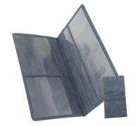 Healvian Funda para Licencia De Conducir Funda Frontal Multifunción para Seguro De Coche Funda Esencial para Coche Billetera para Tarjetas De Coche Funda para Tarjeta De Registro Y