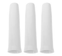 Healvian Fundas para Portacañas de Barco 3 Piezas Blancas Protectores Resistentes UV para Tubo de Caña de Pescar Adaptadores Plásticos Compatibles Yates Kayaks y Equipos de Pesca Marina