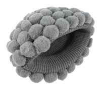 Healvian Gorro de Lana para Ñiño Peluca de Abuelita, Super y Transpirable, Talla 46-50 Cm, Accesorio Adorable para Sesiones de Fotos de Recién Nacidos