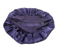 Healvian Gorro de Satén Azul para Mujer y Niña Protección contra Nudos y Aceite, Cómodo para Dormir y Hacer las Tareas del Hogar