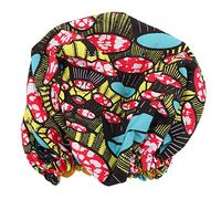 Healvian Gorro para Dormir de Satén Doble Capa Ajustable, Tamaño Único, Protección Anticaída para Mujeres, Cuidado del Cabello Nocturno, Color Amarillo Ovalado