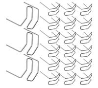 Healvian Grapas de ondas de automóviles, Varilla de soldadura para parachoques de coche, 100 grapas de 0,8 mm, metal, para reparación de parachoques de vehículo