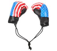 Healvian Guantes de Boxeo Colgantes Decorativos Pequeños de PVC 10 CM Adorno Colgante para Mochilas y Llaveros Decoración para Fiestas de Boxeo y Cumpleaños