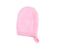 Healvian Guantes de Lavado Facial Rosa Reutilizables y Lavables de Algodón Poliéster, Diseño Simple, Paquete de 3 para Limpieza y Desmaquillante Eficaz