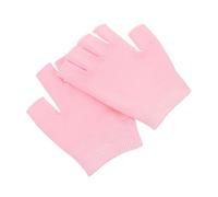 Healvian Guantes Hidratantes para Manos Secas y Agrietadas de Mujer Gel Protector, Tejido de Punto y Diseño Rosa para Cuidado y Protección en Spa o Uso Diario