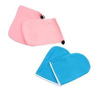 Healvian Guantes para Tratamiento con Cera de Parafina Manoplas para El Cuidado de Las Manos Calentador de Cera Material de Tela Fácil de Limpiar Y Reutilizable
