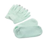 Healvian Guantes y Tejido Flexible y Gel Hidratante Calcetines Varios estilos Gel Vegetal para Manos y Pies Secos Ideales para Cuidado Personal Femenino