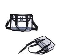 Healvian Hombro Transparente Eva para Mujeres Bandolera Duradera para Viaje y Color Negro