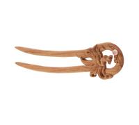 Healvian Horquillas Gemelas de Nueve Accesorio Vintage de Madera Cabello de Mujer para Moños y Cabello