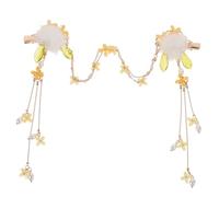 Healvian Horquillas Para Niñas Tocado Frente Hanfu 1 Unidad Pinza De Aleación Ligera Resistente a Decoloración Para Cosplay Fiesta y Uso Diario