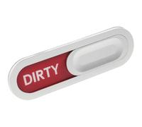 Healvian Imán para Lavavajillas Doble Cara Señal Limpio y Sucio 1 Unidad Acrílico Abs Resistente para Cocina Indicador Magnético Acero Inoxidable Uso Doméstico Fácil de Identificar Suciedad y Limpieza