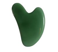 Healvian Jade Natural Guasha para Masaje Facial y Corporal Tabla Raspadora para Mejorar Circulación Herramienta Relajante para y Músculos
