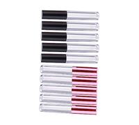 Healvian Juego De 10 Tubos Vacíos De Brillo De Labios Tapones Para Crema De Tinte De Labios Delineador De Ojos Tubo Vacío Para Brillo De Labios Rímel Bálsamo Envases Cosméticos Para