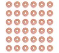 Healvian Juego de 200 Tapas de Aluminio para Frascos y Botellas de Vidrio, Sellos Resistentes y Transparentes, Cierre Seguro para Uso Científico y Almacenamiento de Color Aleatorio