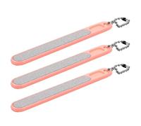 Healvian Juego de 3 Limas y Pulidores de Uñas Mini, Abrasivos Resistentes, Compactos y Portátiles, para Manicura y Pedicura en Mujeres, Uso Doméstico y Viaje