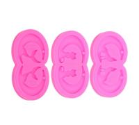 Healvian Juego de 3 Moldes de Silicona para Joyería DIY Moldes de Resina para Pendientes y Colgantes con Formas de Luna Gato y Animal Salvaje Tamaño 145 Pulgadas Kit para Manualidades