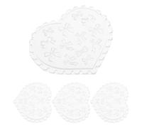 Healvian Juego de 4 Moldes Reutilizables para Decoración de Uñas 3D Lazos Molde de Silicona Flexible para Manicura y Diseño Artístico Plantilla para Uñas Creativas Herramienta para