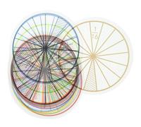 Healvian Juguete Didáctico de Matemáticas 16 Piezas de Fracciones 1/16 Material Manipulativo de PVC Resistente Colorido y Educativo para Aprendizaje de Fracciones Primaria