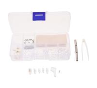 Healvian Kit de Almohadillas Nasales Antideslizantes para Gafas de Silicona, 30 Pares Tamaño 4 Cámara de Aire, Repuesto para Monturas, Accesorios para Reparación y Uso Diario