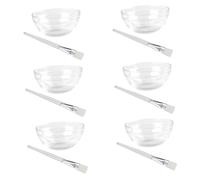 Healvian Kit de Mascarillas Faciales 12 Piezas, Cuencos y Cepillos para Aplicar la Mascarilla de Forma Uniforme, Lavable, para Cuidado Cutáneo en Casa