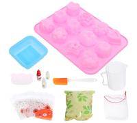 Healvian Kit para Hacer Jabón Artesanal para Principiantes Materiales Seguros Base de Jabón Pigmentos y Esencias Suministros DIY para Adultos y Paquete Accesorios de Colores