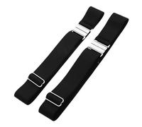 Healvian Liga de Medias Ajustable para Mujer en Color Negro, Hebillas Metálicas y Diseño Cómodo, Adecuado para Bodas y Presentaciones en Escenario
