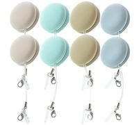 Healvian Limpiador De Pantalla De Teléfono Macaron Bola De Limpieza De Pantalla con Llavero Limpiador De Cepillo para Gafas Almohadillas Aplicadoras Mini Limpiador De Pantalla para