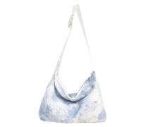 Healvian Lona Tie Dye para Mujer Bandolera Casual con Gran Capacidad para Estudiantes y Ocasiones Cotidianas
