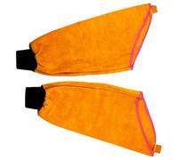 Healvian Mangas Amarillo Brazos Protectoras de Cuero para Soldador 节日特色趋势 Resistentes al Calor y Chispas, Duraderas Color Aleatorio para Trabajo de Soldadura Profesional