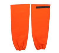 Healvian Manguitos para Soldador Resistentes al Fuego y Cómodos, de Algodón Naranja, Tamaño 53x23 Cm, Ideales para Trabajos de Mecánica y Soldadura