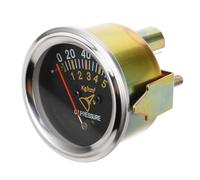 Healvian Manómetro de Presión de Aceite para Coche 52 MM Mecánico Cuerpo Metálico Resistente Kit para Automóviles y Competición Medidor Preciso de Presión de Aceite Automotriz