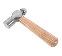 Healvian Martillo Clavador Multiusos para Carpintería Mango Corto de Madera y Acero al Carbono, Resistente a Golpes y Reducción de Impacto para Uso Doméstico