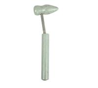 Healvian Martillo De Masaje De Jade Natural Masajeador De Percusión Portátil 1 Unidad Masajeador Manual Para Salud Adecuado Para Uso Casa y Viajes Fácil De Transportar Los Públicos