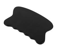 Healvian Masajeador de raspado de cuerno: Raspador de guasha de cuerno de buey, tablero de gua sha para masaje corporal y facial - Herramienta de raspado manual portátil para relajación