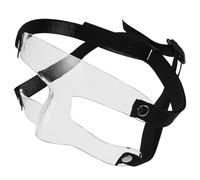 Healvian Máscara Deportiva Ajustable de Pvc para Fútbol y Otros Deportes, Diseño DIY Comodidad Transpirable para Hombres y Mujeres