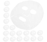 Healvian Mascarilla facial desechable mascarilla de algodón 100 piezas Diy mascarilla facial para el cuidado de la piel en casa y salón de belleza 8.3X8.7 pulgadas