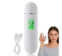 Healvian Medidor de Hidratación Cutáneo Portátil Carcasa de Plástico Blanco, Ligero Resultados Visuales para Cuidado Facial y Análisis Cutáneo