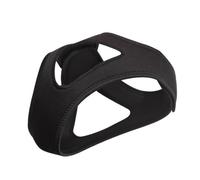 Healvian Mentonera Anti-respiración Bucal Ajustable Negra Triángulo, Banda Cómoda Barbilla, Soporte Eficaz Contra Ronquidos Para Dormir Casa y Viajes